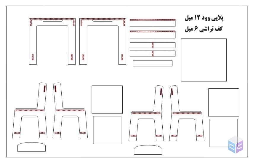صندلی کودک — محصول تولیدشده